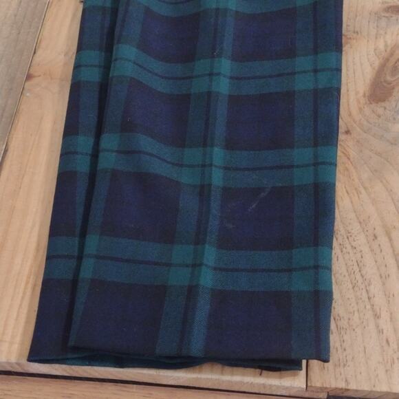 Talbots Black Watch Plaid Hampshire Ankle Wool Blend Trouser Size Stripe Size 6 - Picture 11 of 13
